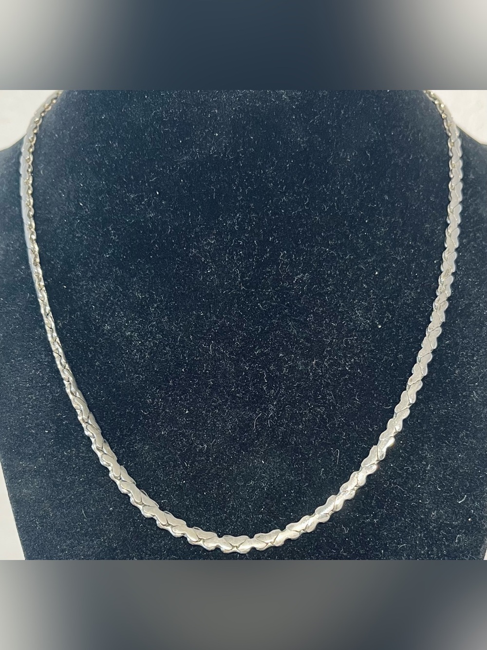 Vintage Silver Chain Necklace